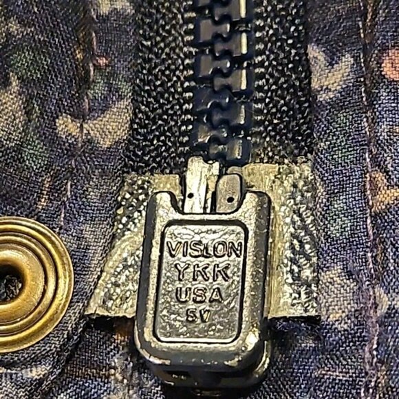 Forresters Drytech Rain Jacket Womens M Gore-Tex Blue Print Full Zip - Picture 15 of 15